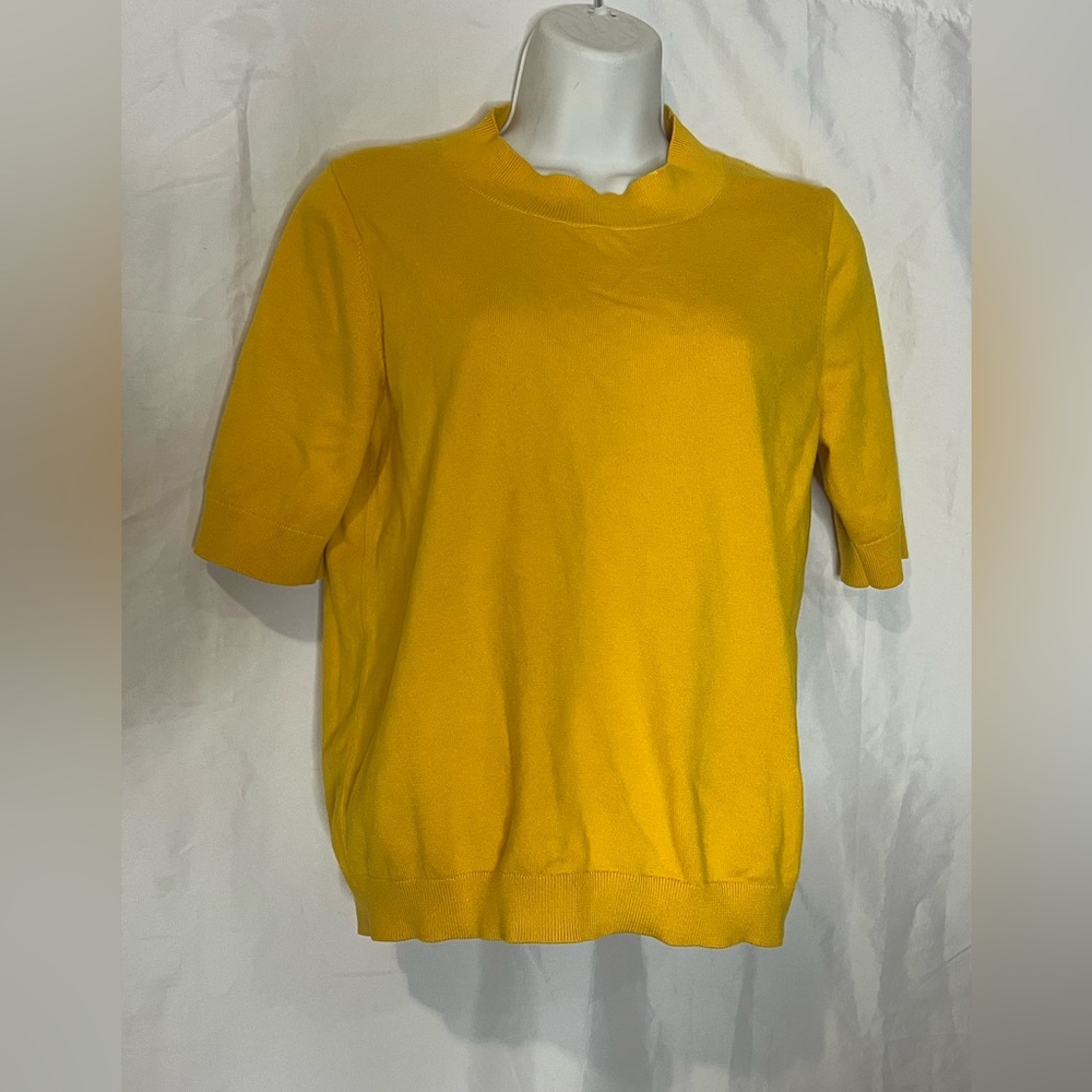 Boden Mustard Knit Sweater